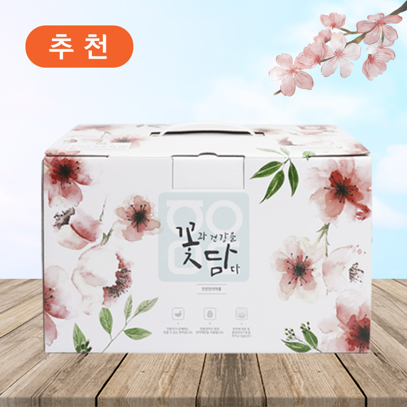 한약박스[중]<br>꽃담<br>40장