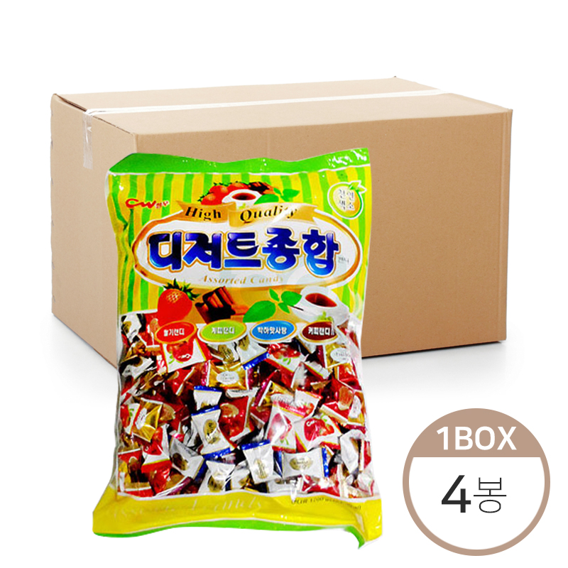 [청우식품]<br>디저트캔디<br>4봉(1박스)