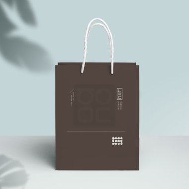 늘순수(브라운)<br>무광종이가방180g<br>50개입+봉인스티커