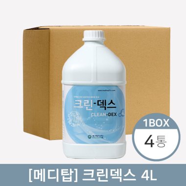 [메디탑]<br>크린덱스4리터<br>4통(1박스)