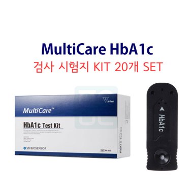 [SD바이오센서]<br>멀티케어 당화혈색소 측정스트립<br>1박스 20T MultiCare HbA1c