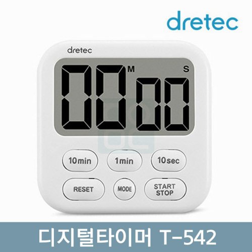 [드레텍]<br>디지털타이머<br>건전지포함(T-542)