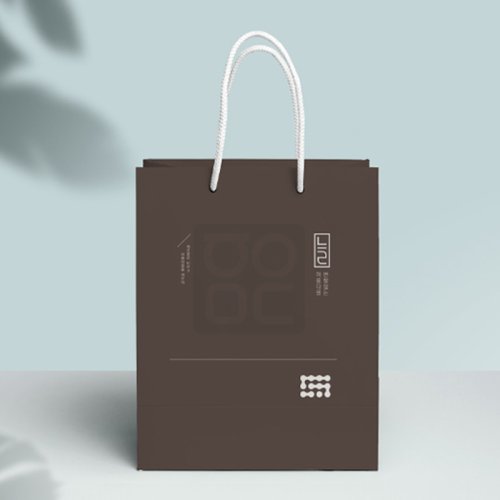 늘순수(브라운)<br>무광종이가방180g<br>50개입+봉인스티커